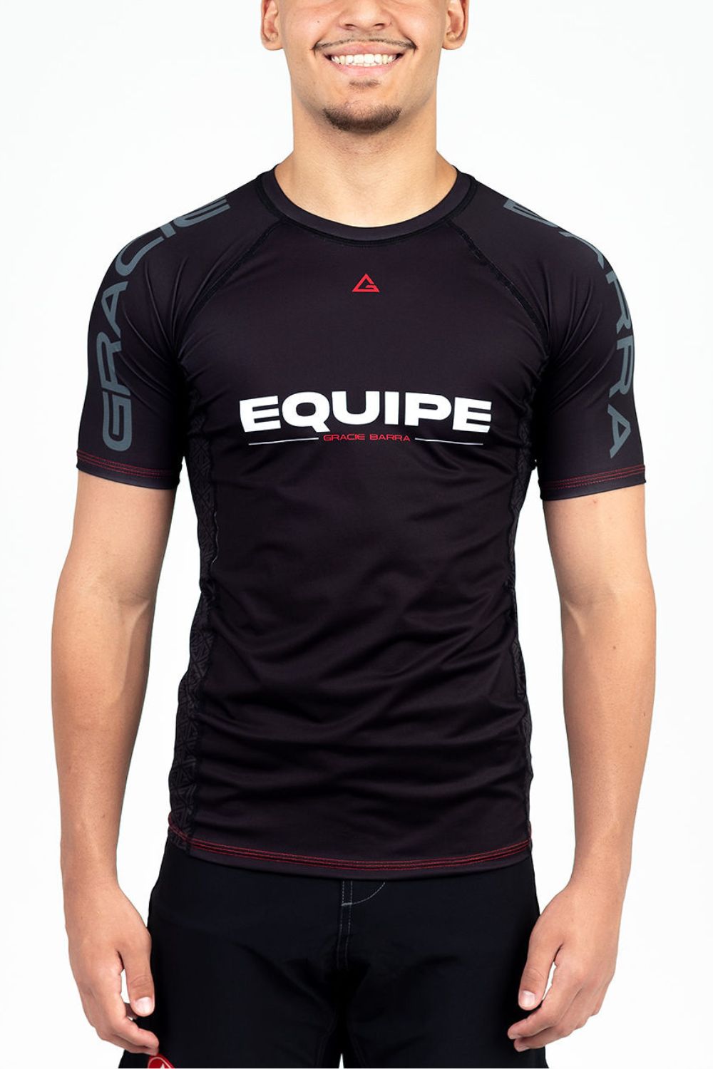 Rashguard Ranqueada M/C GB Essentials - Preta