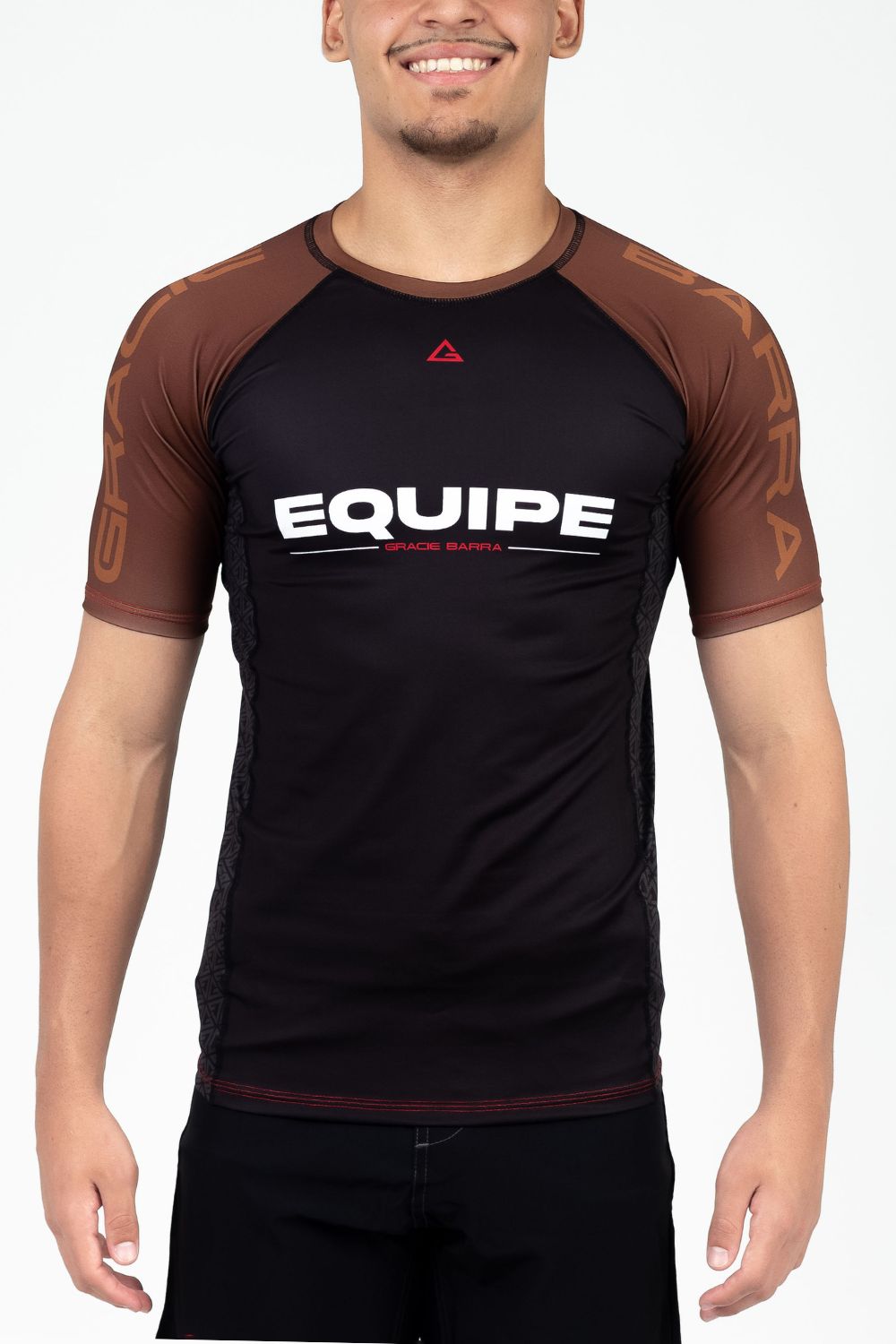 Rashguard Ranqueada M/C GB Essentials - Marrom