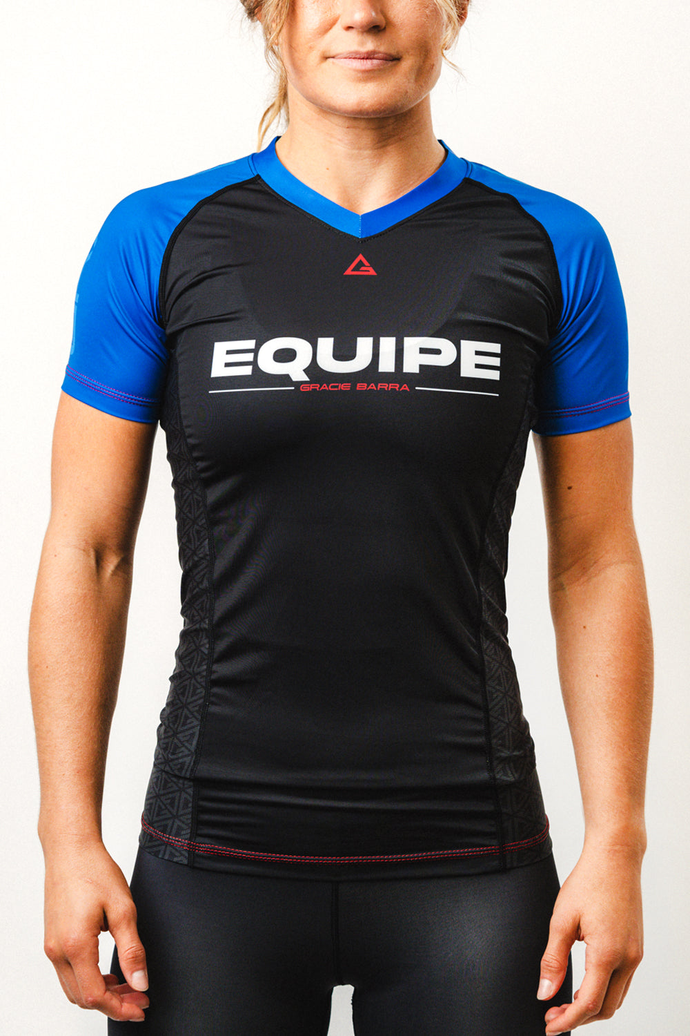Rashguard Ranqueada M/C Feminina GB Essentials - Azul