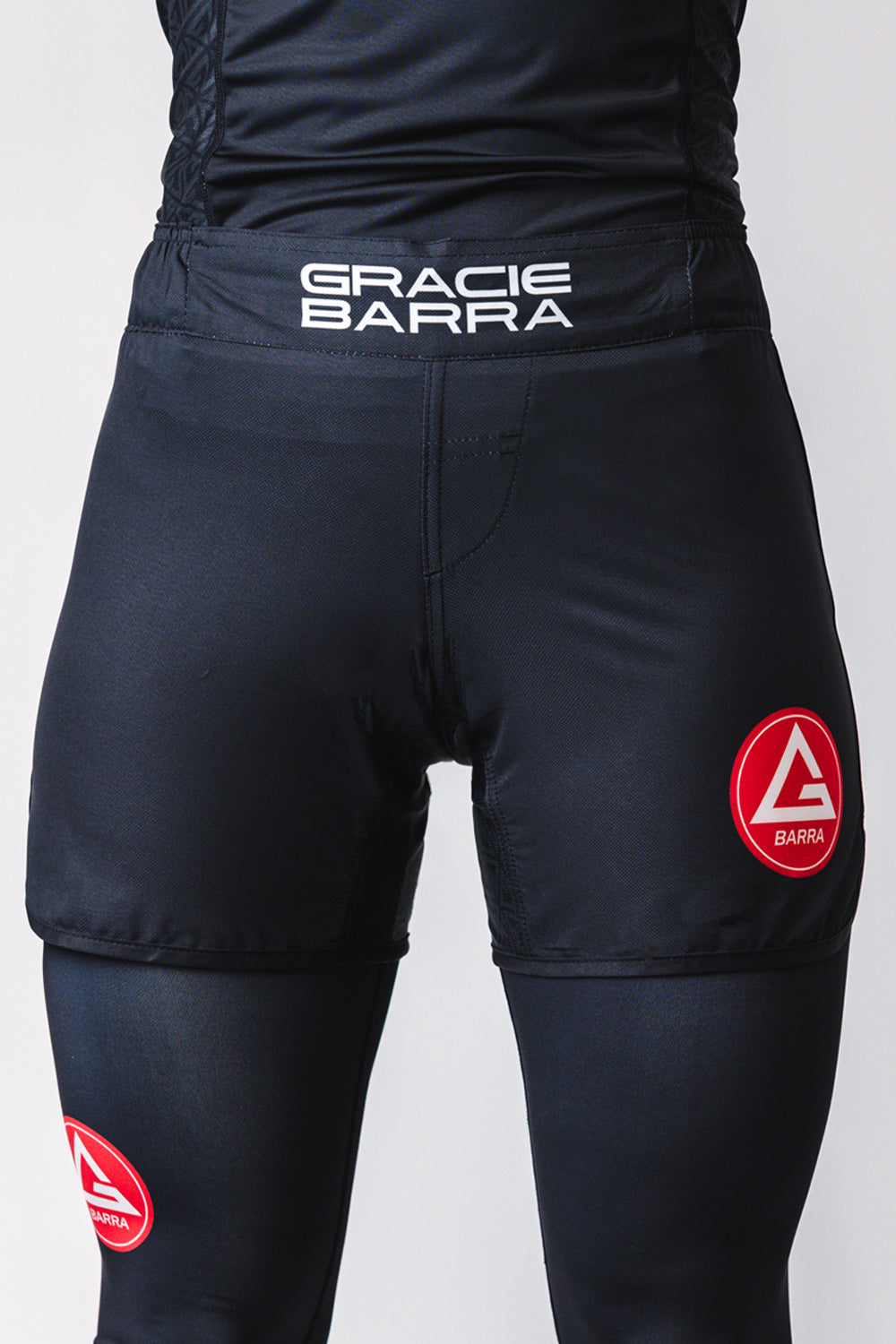 Short No Gi Feminino GB Essentials Sem Velcro - Preto