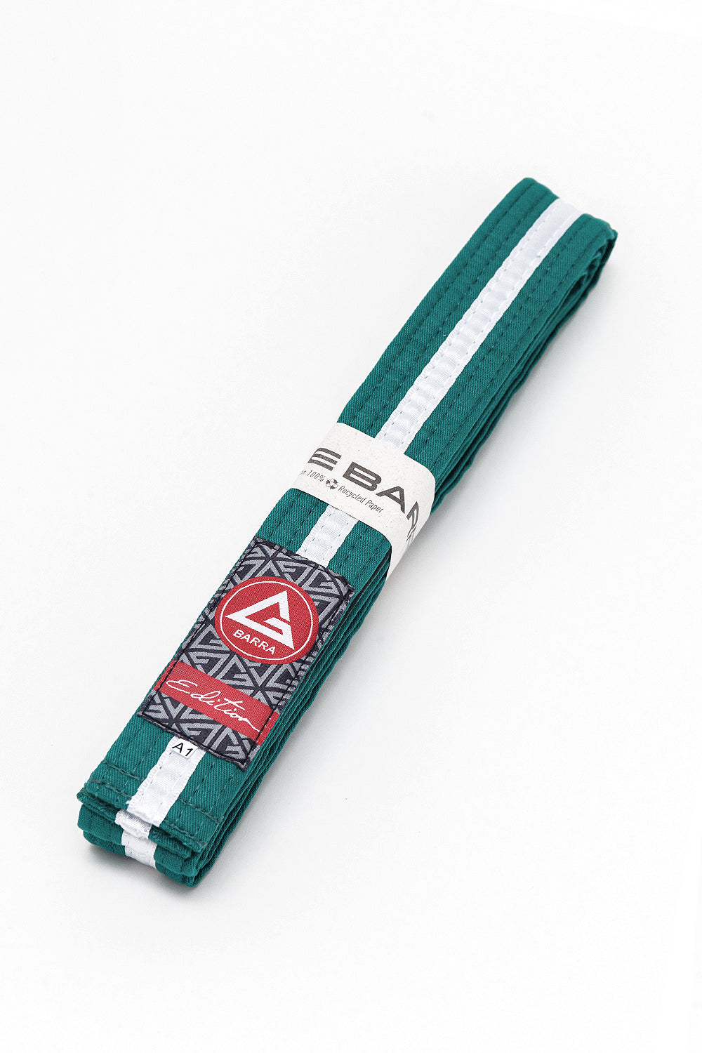 Faixa Verde e Branca GB Edition Infantil - Verde e Branca