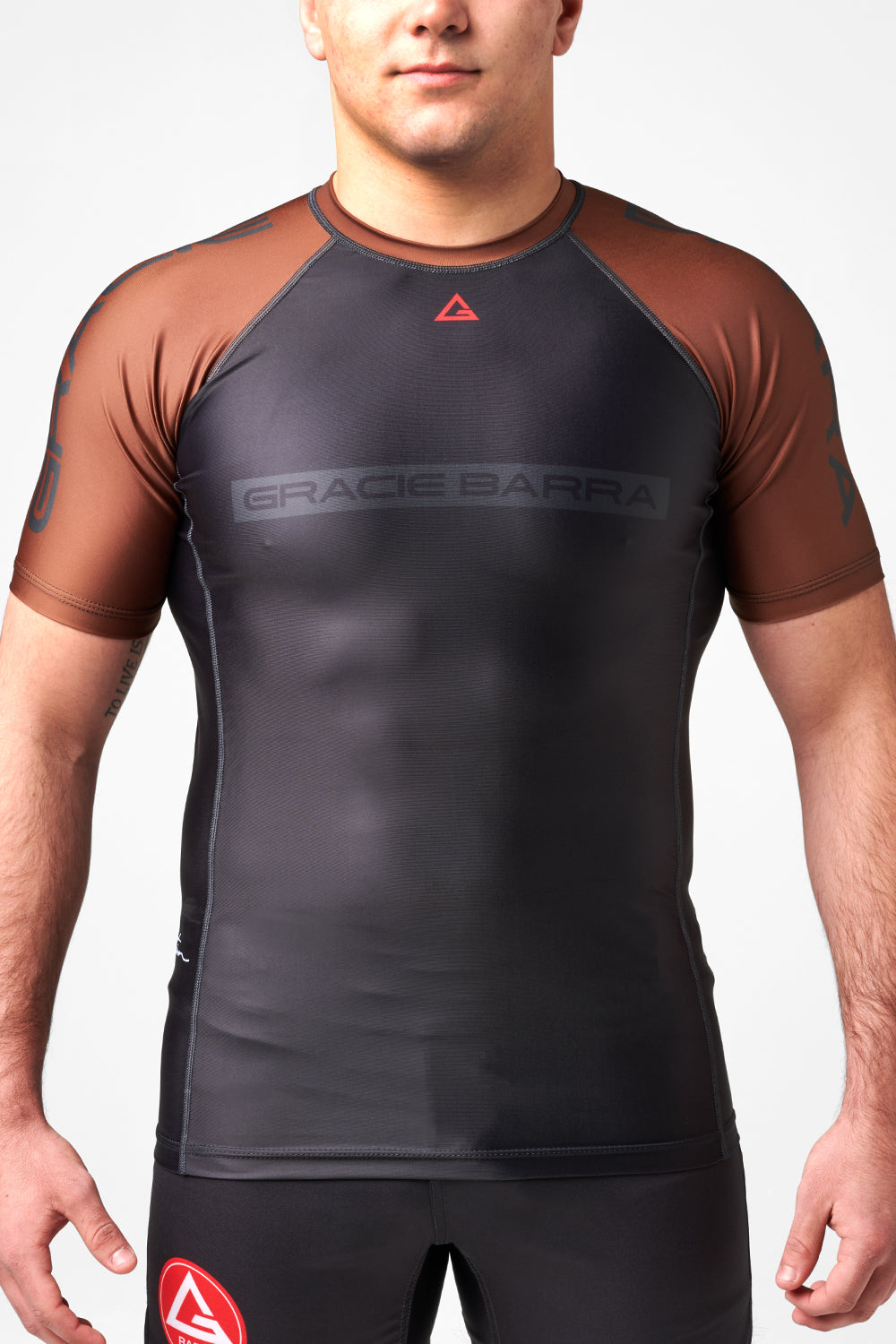 Rashguard Ranqueada M/C Unissex V3 - Marrom